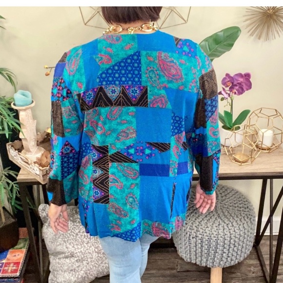 Vintage Multi Pattern Jacket - Picture 8 of 10